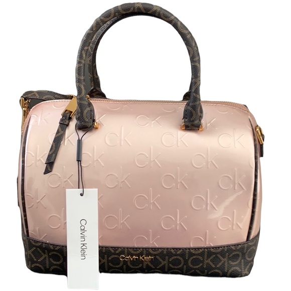 Calvin Klein Handbags - Calvin Klein Rose Pink Satchel